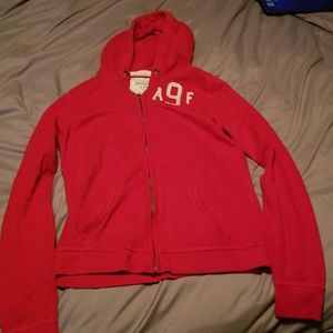 Women's red sweater
